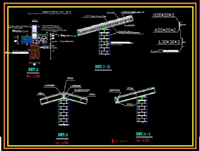 Map of pumping station building 40 m2-Ps-wa-civil