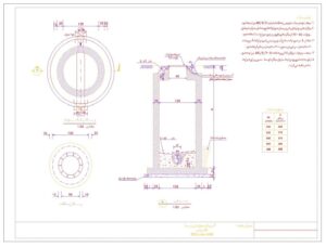 نقشه منهول درجا کم عمق لوله-SN_MN_IP(200-400)